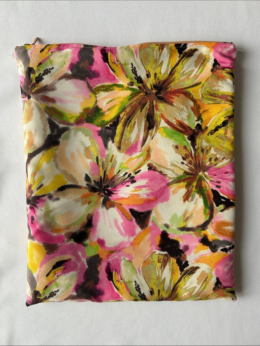 Floral Print Handmade Book Sleeve